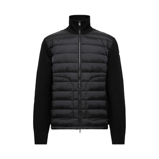 K2-091-9B50700-A9341-999 Moncler Padded Zip Up Cardigan Black - 25FW