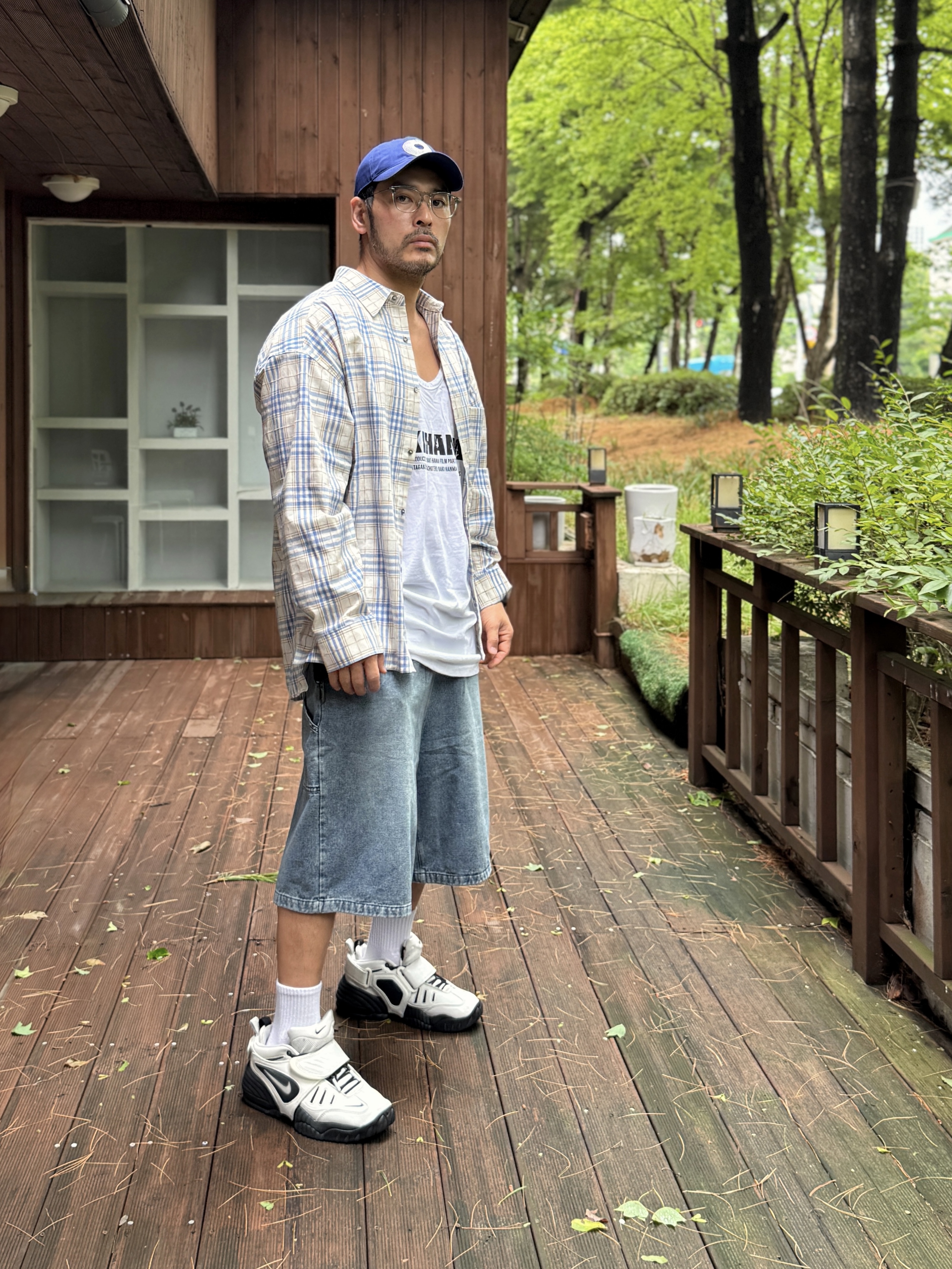 Nike x Ambush Air Adjust Force SP Summit White and Black 착용 스타일 - 4