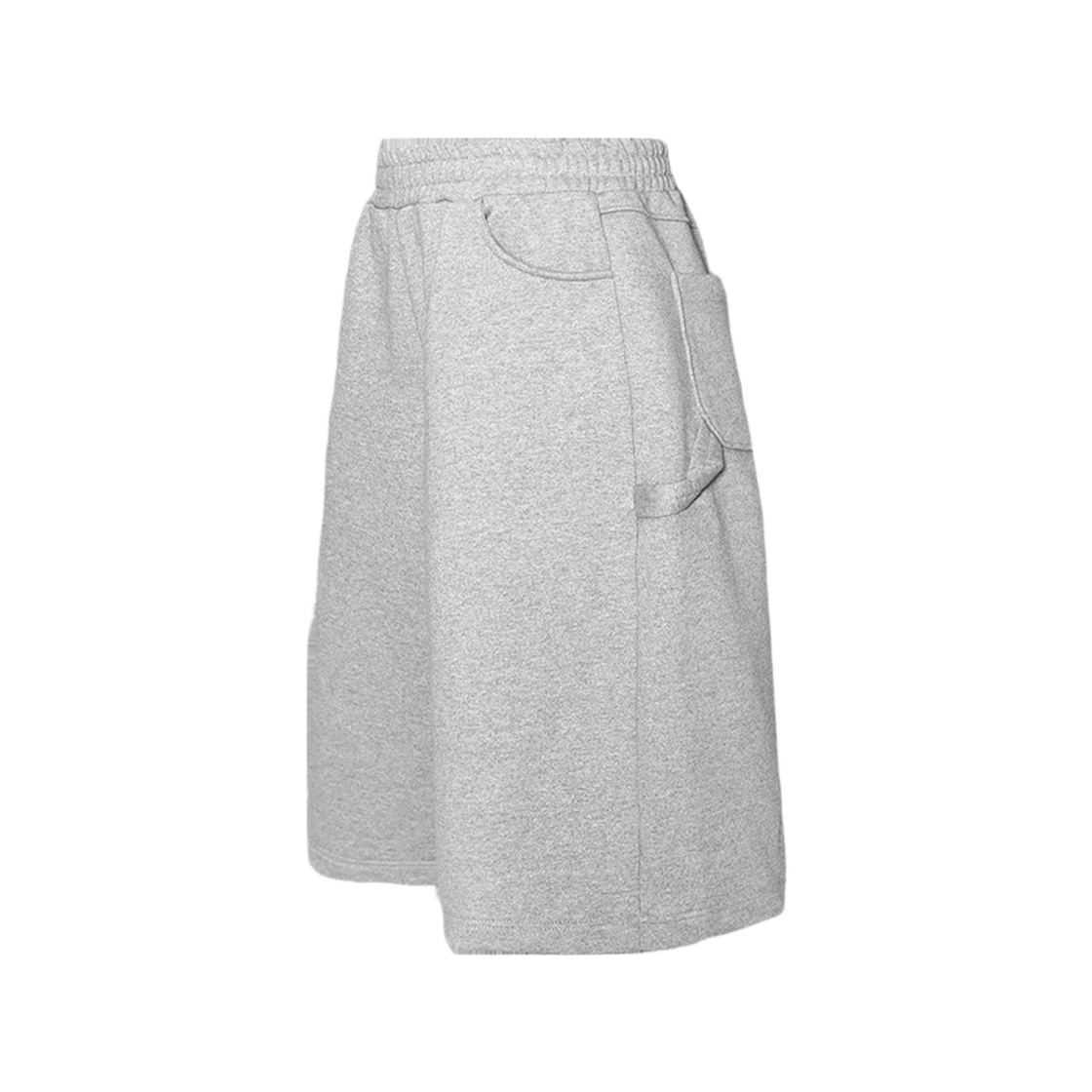 25SSHP02 MJD Wide Carpenter Bermuda Pants Melange Grey