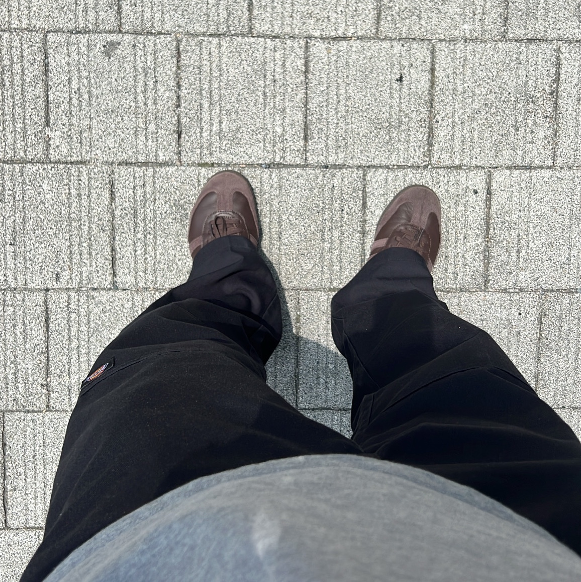 Adidas Samba Brown, Dickies Loose Fit Double Knee Work Pants Black 착용 스타일