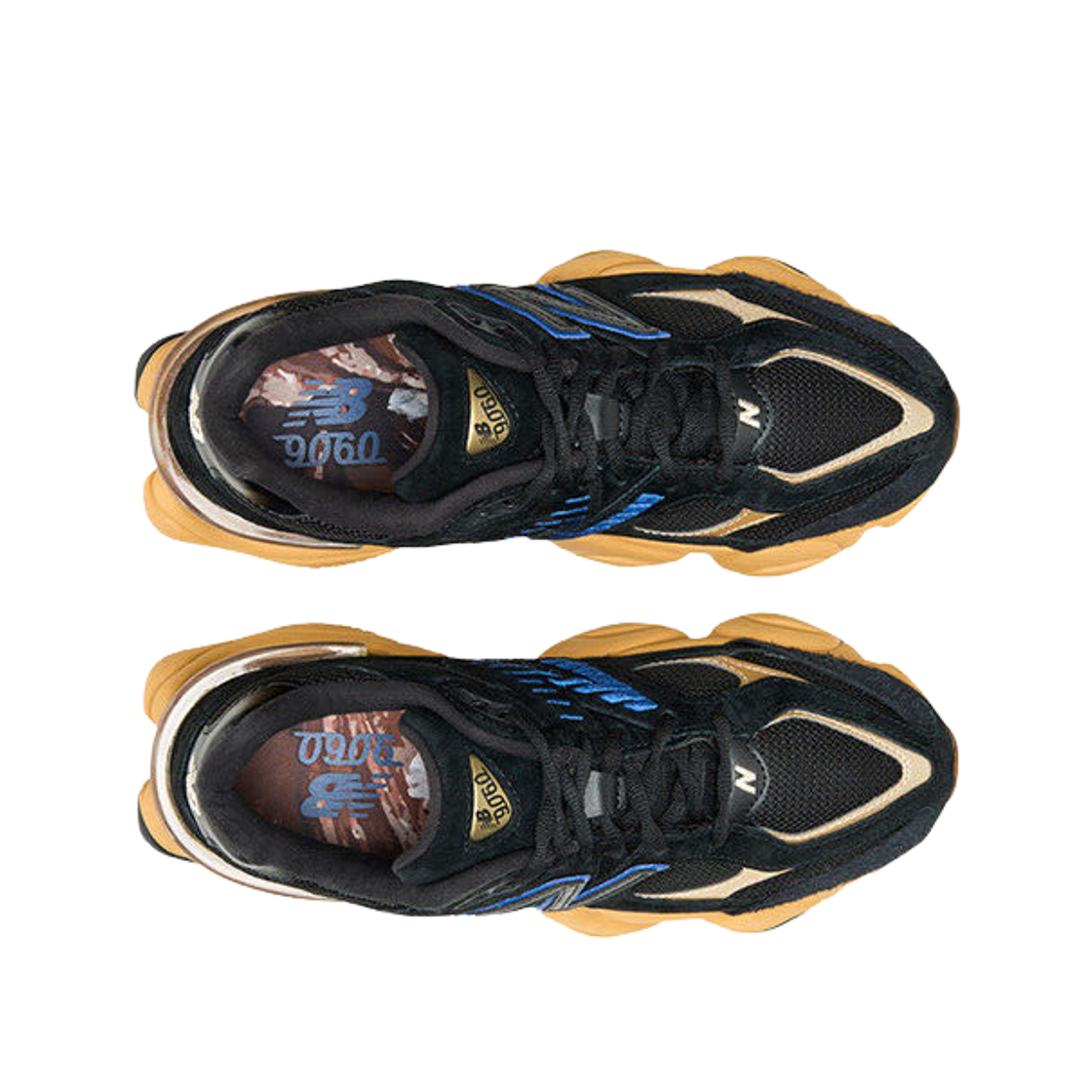 뉴발란스 9060 블랙 블루 - D 스탠다드(New Balance 9060 Black Blue - D Standard) - 2