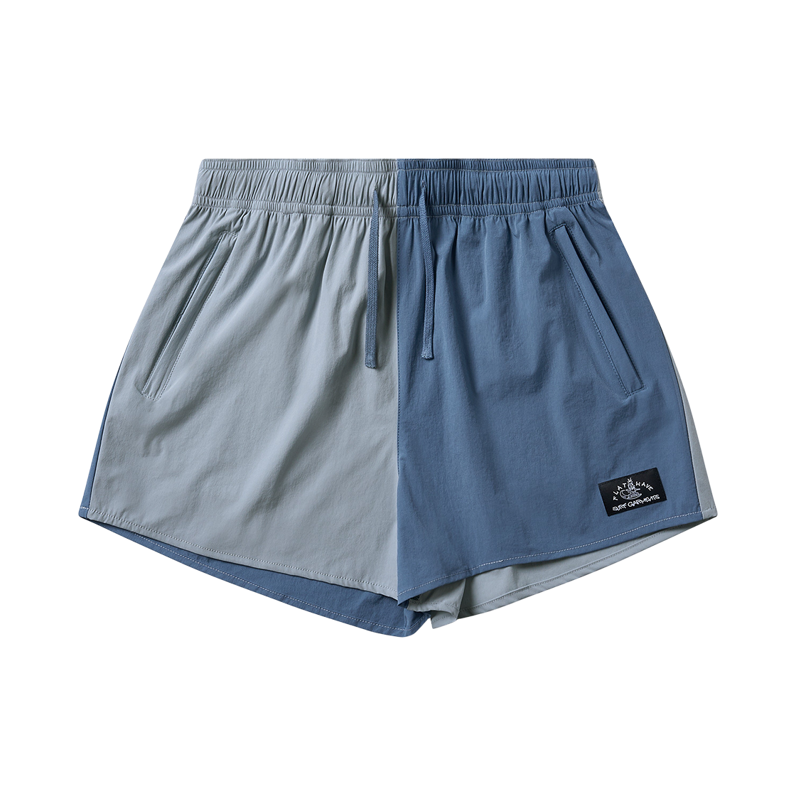 Rina Boardshort Skyblue/Blue Flatwave in Seoul 3" Rina Women's Boardshort Skyblue/Blue