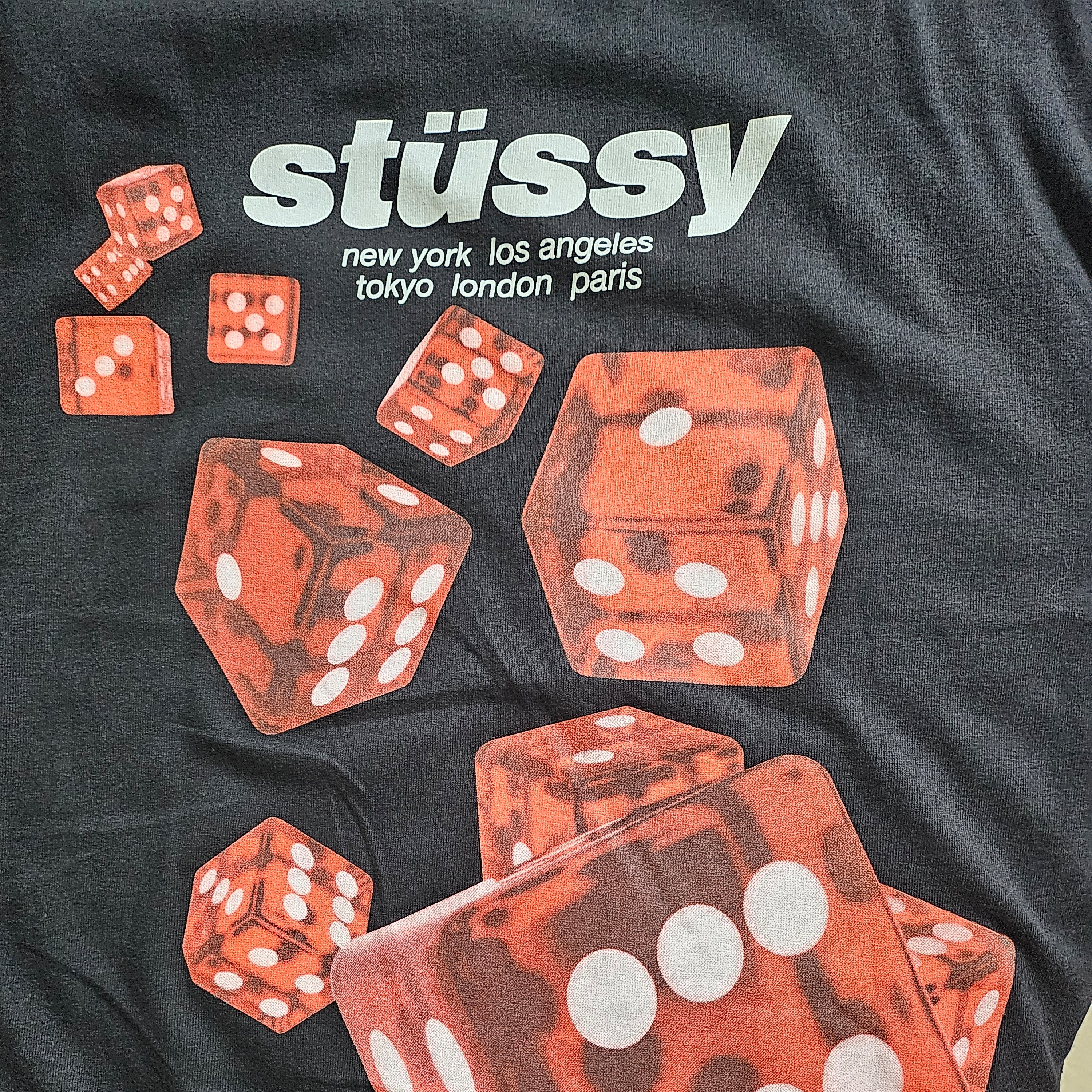 Stussy Rollers T-Shirt Black 착용 스타일