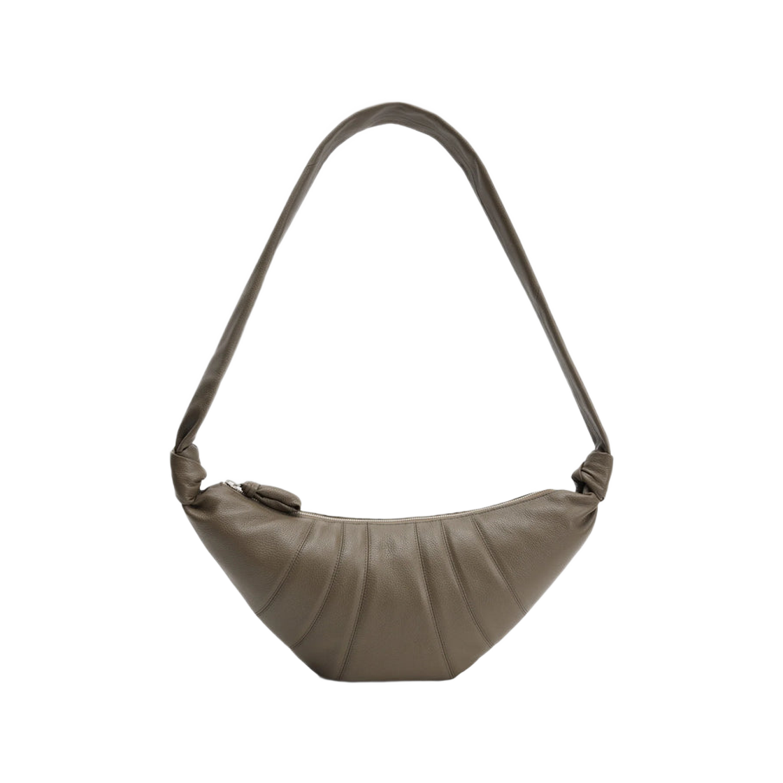 르메르 미디움 크루아상 백 소프트 그레인드 레더 다크 카키