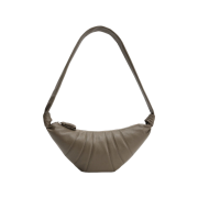 Lemaire Medium Croissant Bag Soft Grained Leather Dark Khaki