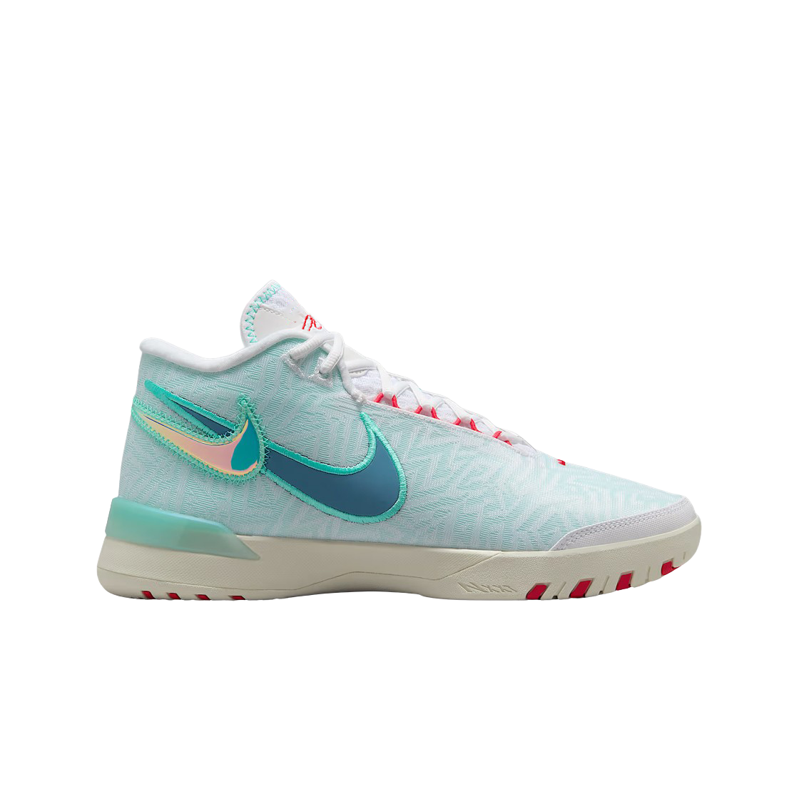 나이키 줌 르브론 NXXT 지니어스 화이트 오로라 그린(Nike Zoom LeBron NXXT Genisus White Aurora Green)