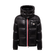 Moncler Montbeliard Hooded Short Down Jacket Black - 25FW
