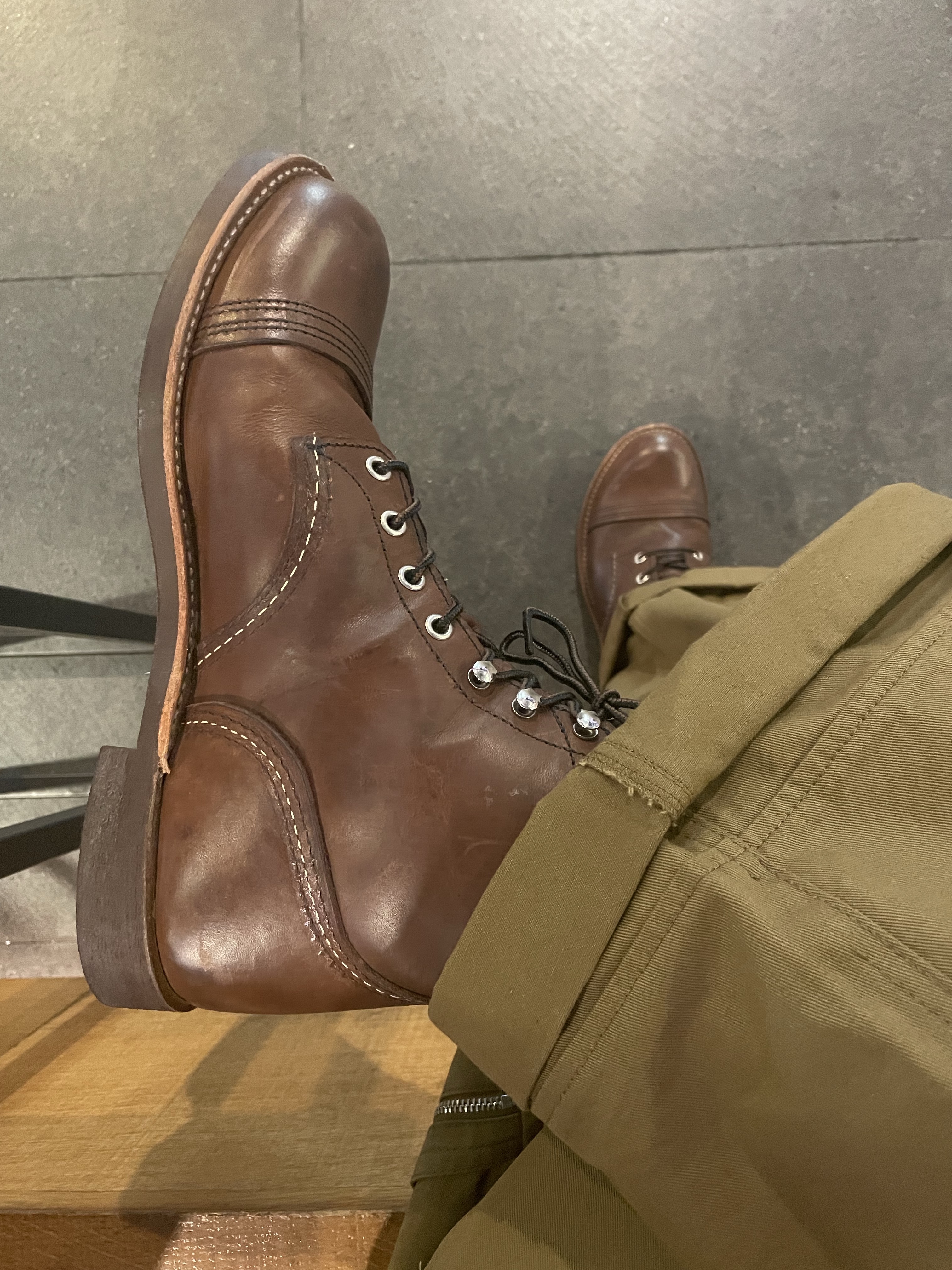 Red Wing Iron Ranger 8111 Amber Harness - D 착용 스타일 - 6