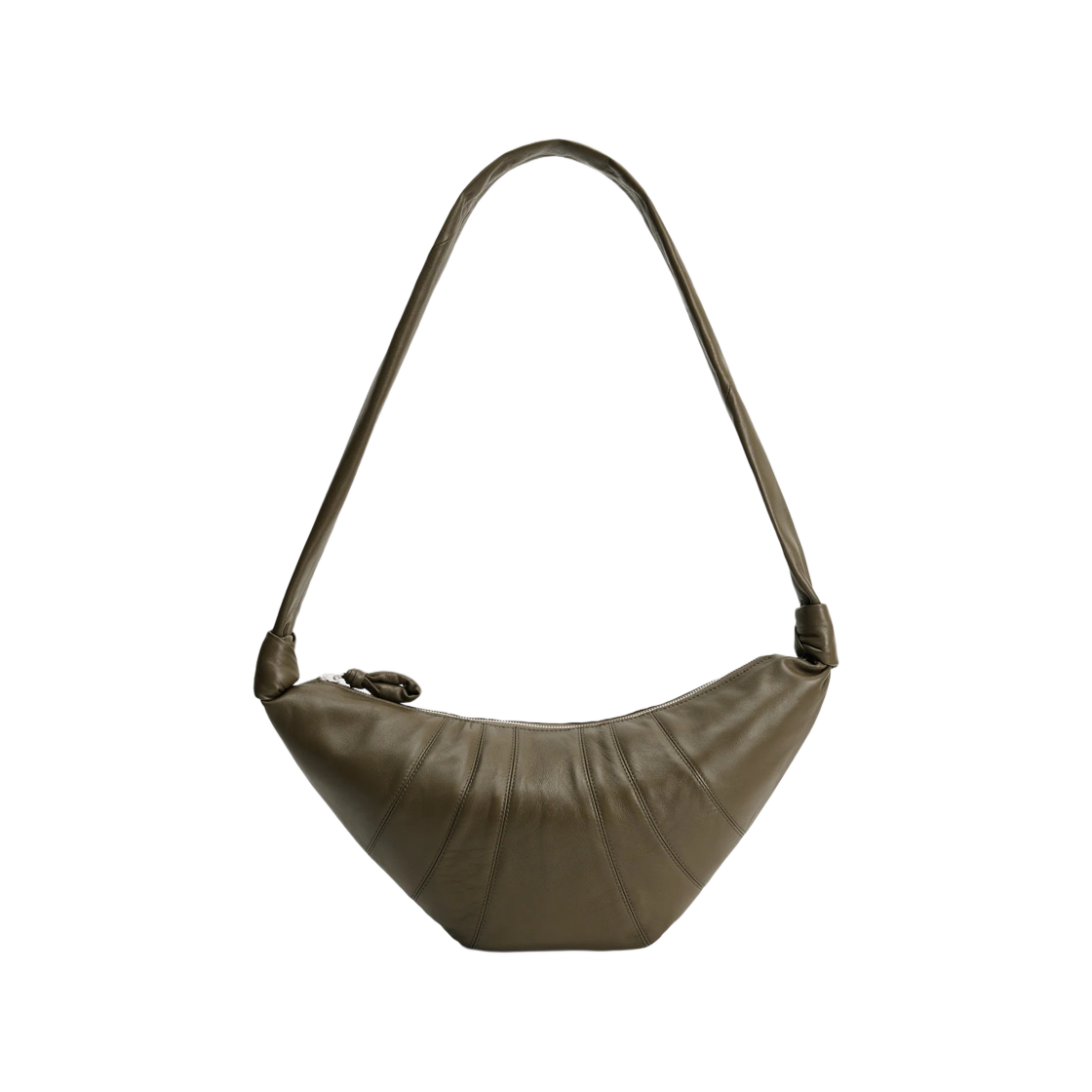 르메르 미디움 크루아상 백 소프트 나파 레더 다크 카키(Lemaire Medium Croissant Bag Soft Nappa Leather Dark Khaki) - 1