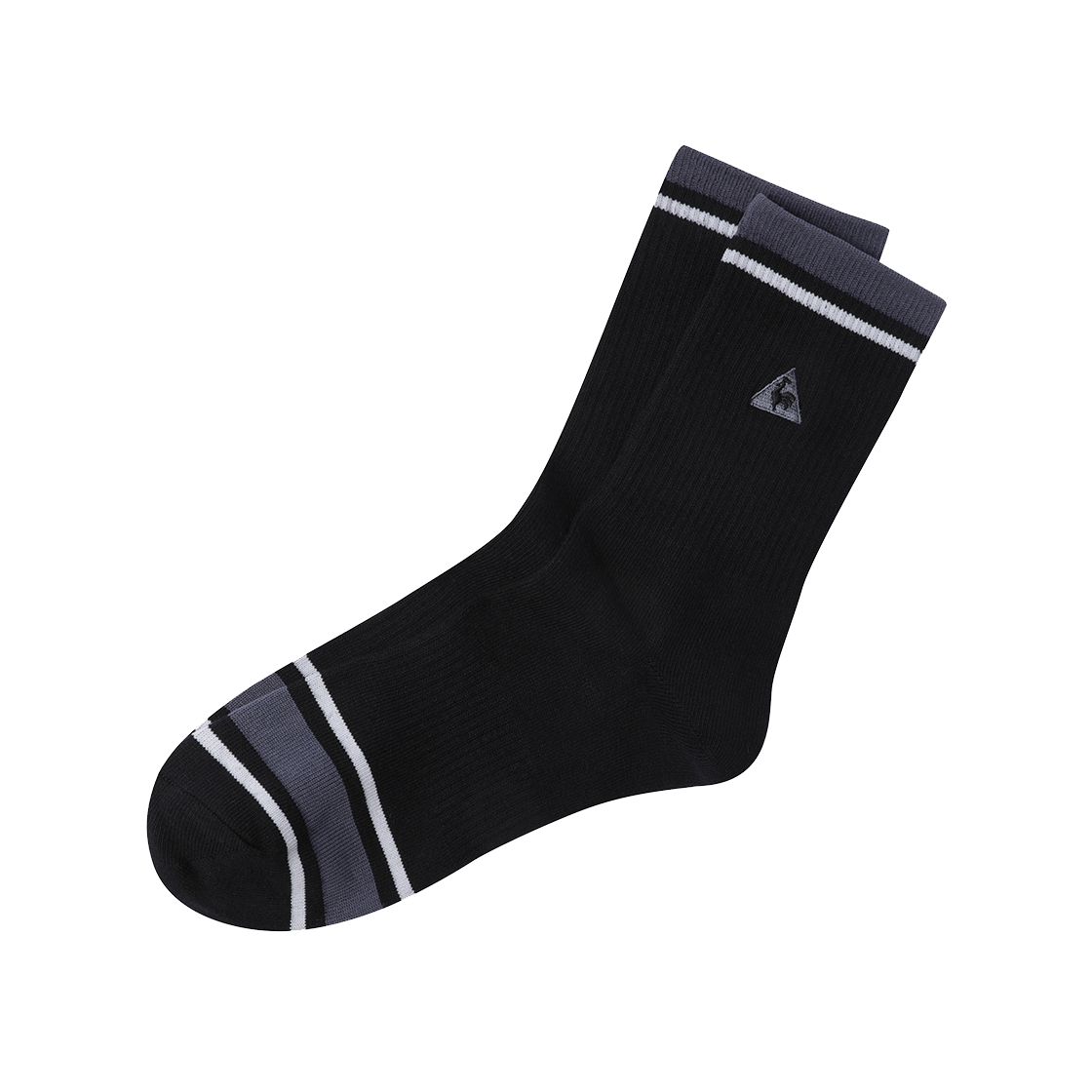 QQ323ASC73_BLK0 le coq sportif Basic Mid Socks Black