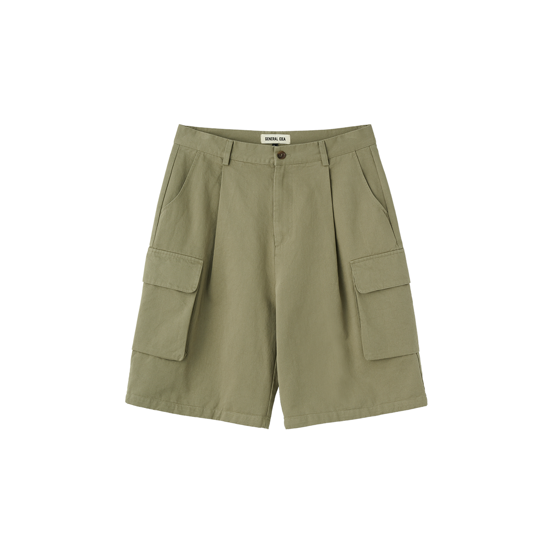 제너럴아이디어 맨 빈티지 버뮤다 카고 하프 팬츠 카키(General Idea Man Vintage Bermuda Cargo Half Pants Khaki)