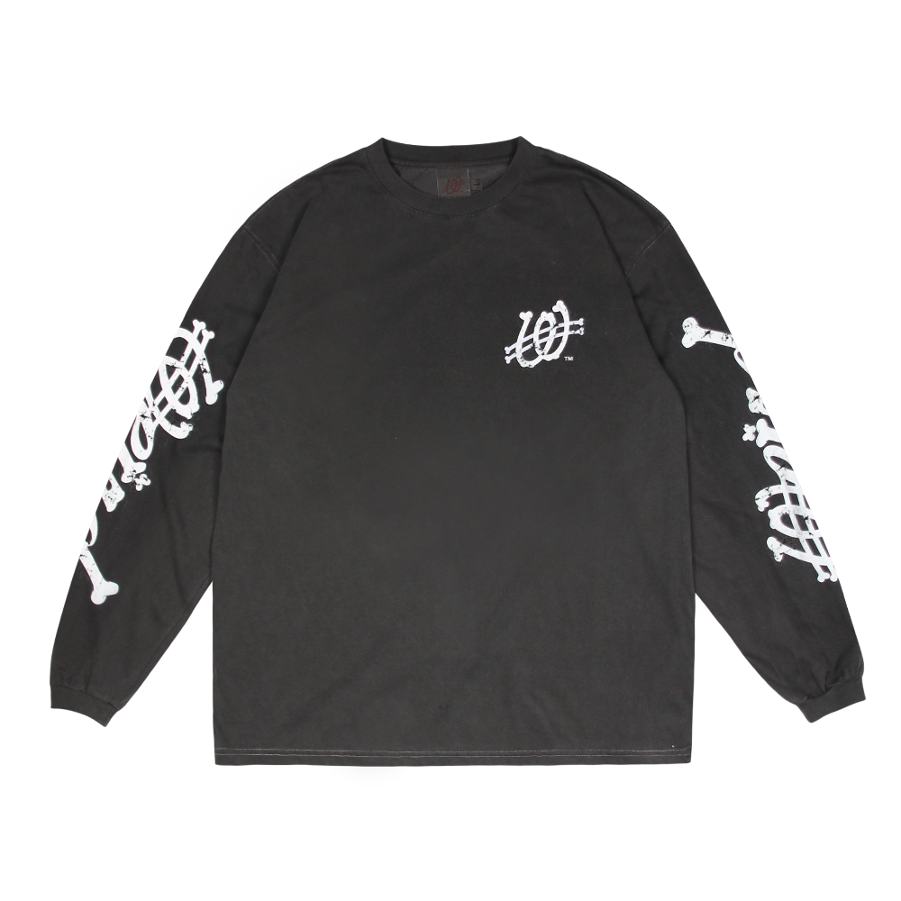위얼드월드 본투비 피그먼트 롱슬리브 그레이(Weird World Born To Be Pigment Long Sleeve Grey)