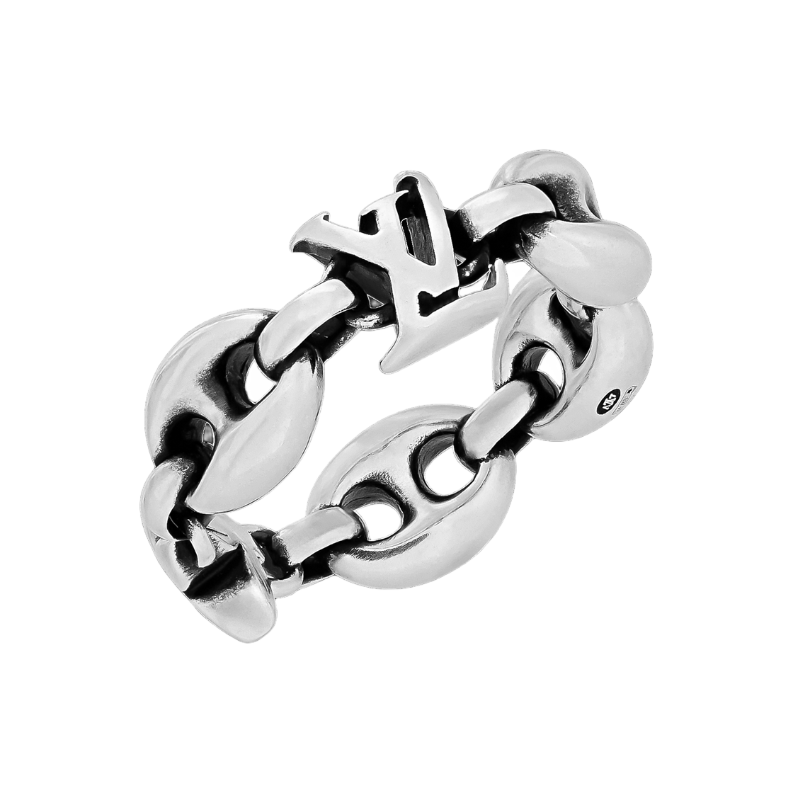 루이비통 LV 세일러 링 스털링 실버(Louis Vuitton LV Sailor Ring Sterling Silver) - 2