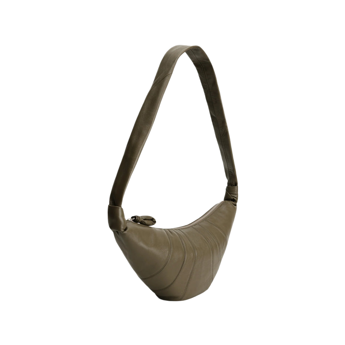 르메르 미디움 크루아상 백 소프트 나파 레더 다크 카키(Lemaire Medium Croissant Bag Soft Nappa Leather Dark Khaki) - 2