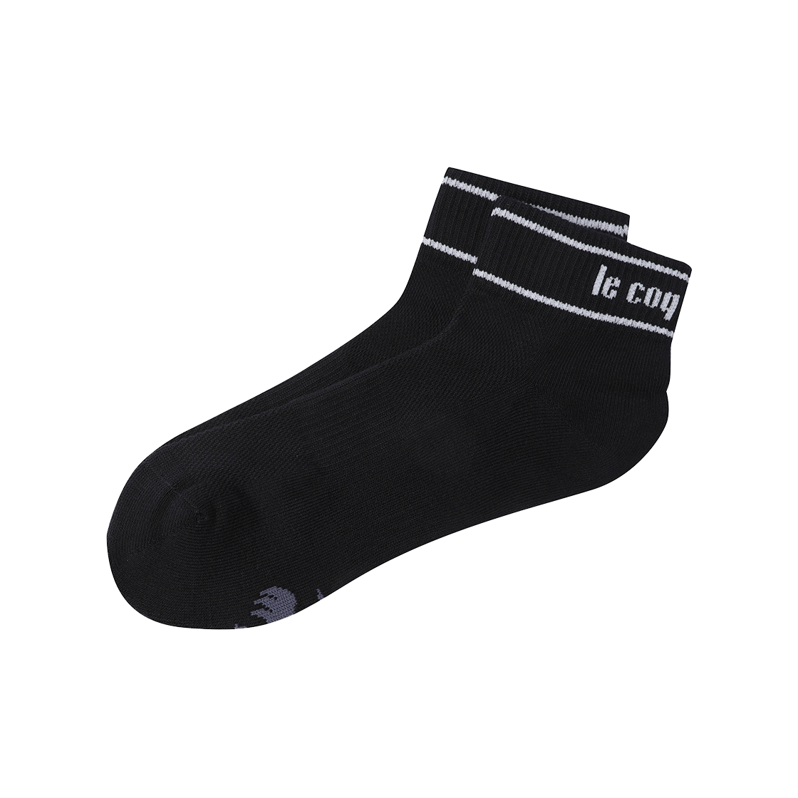 QQ323ASC75_BLK0 le coq sportif Cushion Low Socks Black