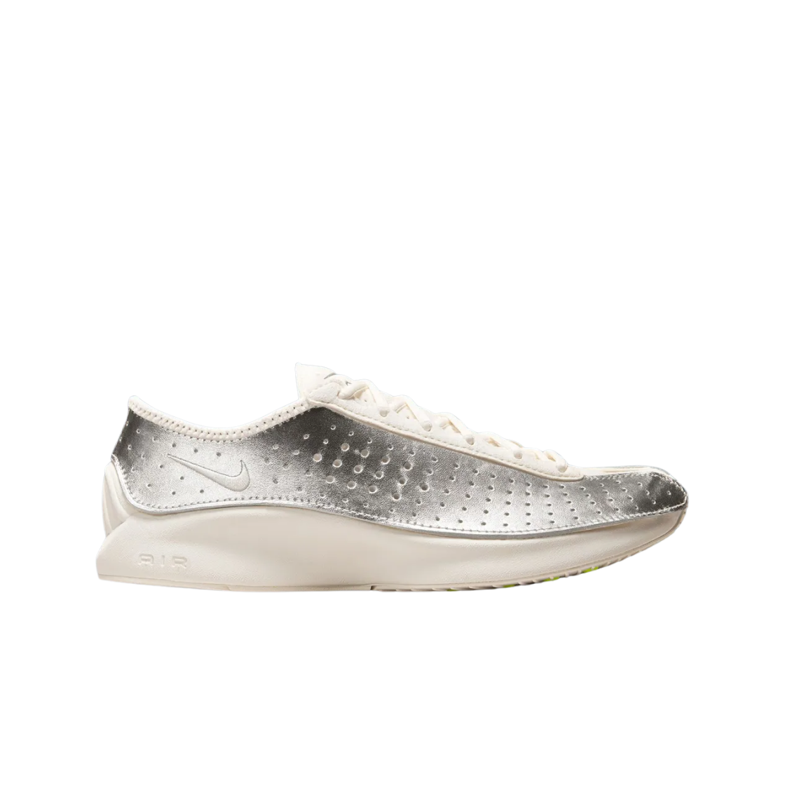 (W) 나이키 에어 슈퍼플라이 메탈릭 실버 앤 페일 아이보리((W) Nike Air Superfly Metallic Silver and Pale Ivory)
