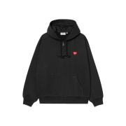 Carhartt WIP Hooded Heart II Hartt Sweat Jacket Black