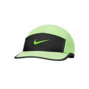 Nike Dri-Fit Fly Unstructured Swoosh Cap Barely Volt Black
