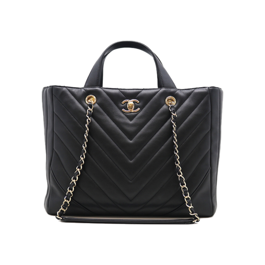 ITS2UFMK5RGO Chanel Seasonal Chevron Tote Bag