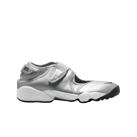 (W) Nike Air Rift Leather Metallic Silver