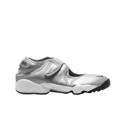 (W) Nike Air Rift Leather Metallic Silver