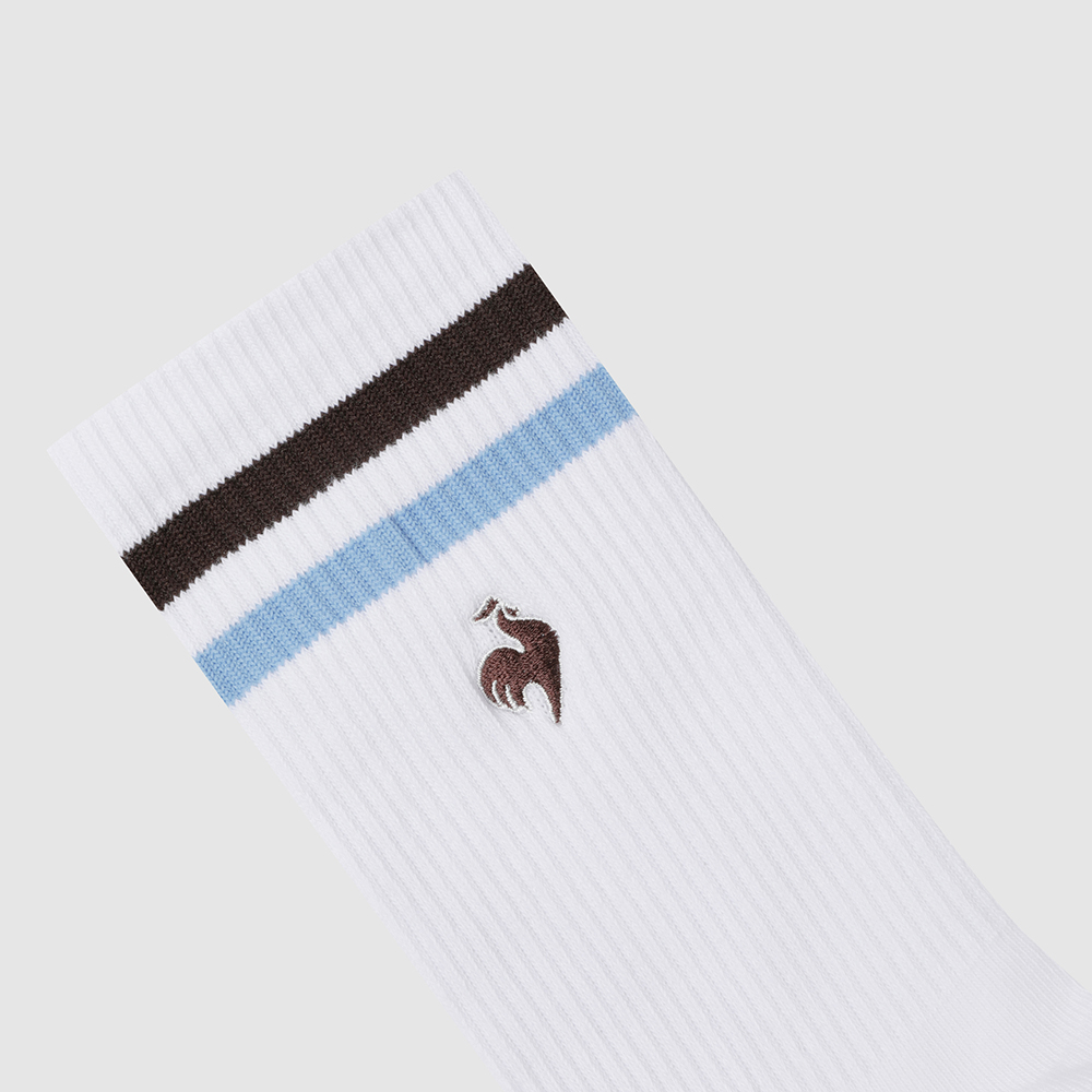 르꼬끄 스포르티브 쿠션 스트라이프 하이삭스 - 브라운(QQ323ASC76)(le coq sportif Cushion Stripe High Socks Brown) - 5