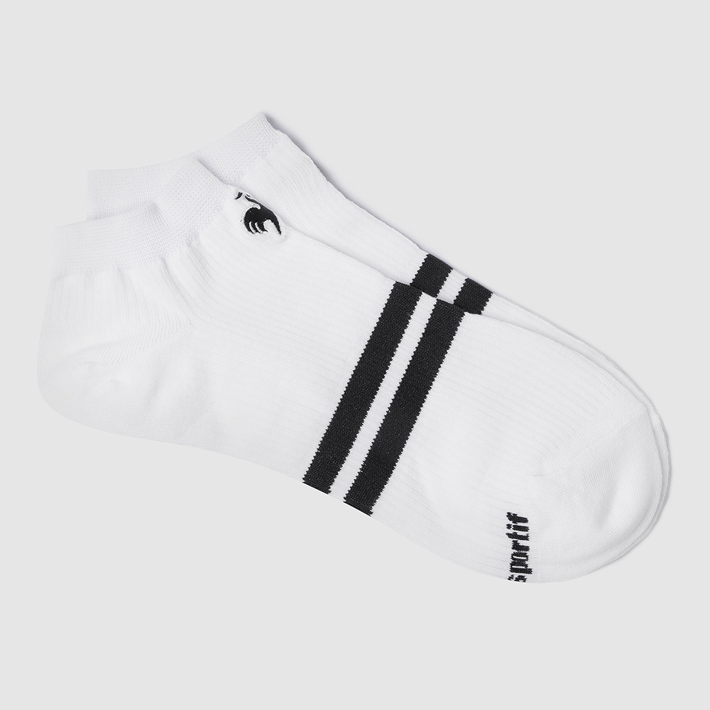 르꼬끄 스포르티브 베이직 앵클삭스 - 화이트(QQ323ASC71)(le coq sportif Basic Ankle Socks Off-White) - 3