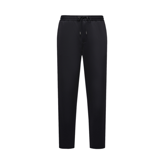 K2-091-2A00022-89ALO-999 Moncler Logo Jogging Trousers Black - 25FW