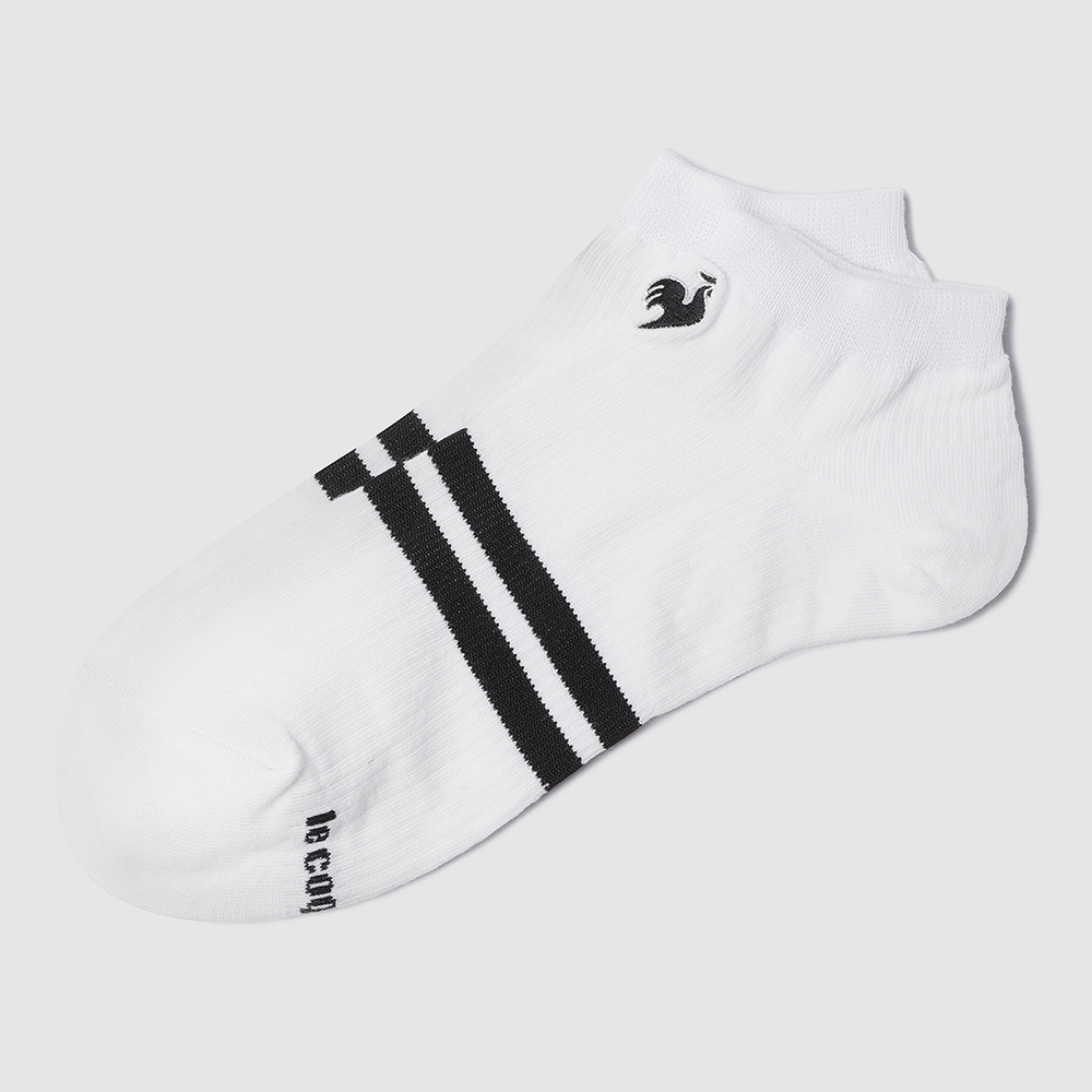 르꼬끄 스포르티브 베이직 앵클삭스 - 화이트(QQ323ASC71)(le coq sportif Basic Ankle Socks Off-White) - 2