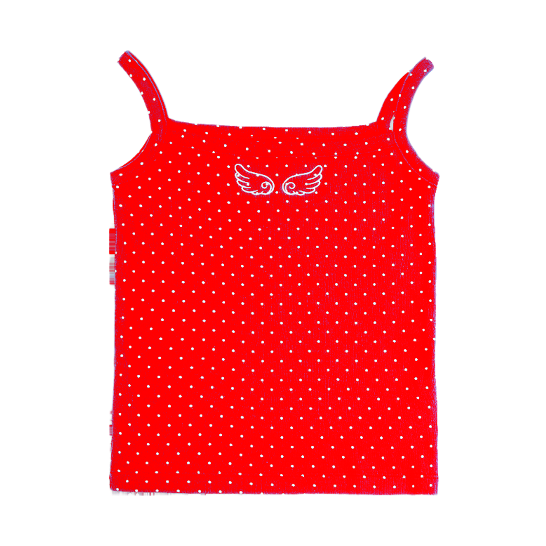 예그 도트 엔젤 슬리브리스 레드(Yegg Dot Angel Sleeveless Red)