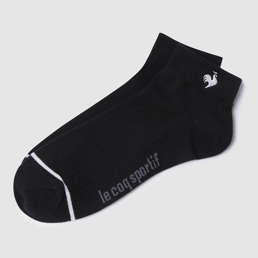 르꼬끄 스포르티브 베이직 로우삭스 - 블랙(QQ323ASC72)(le coq sportif Basic Low Socks Black) - 2