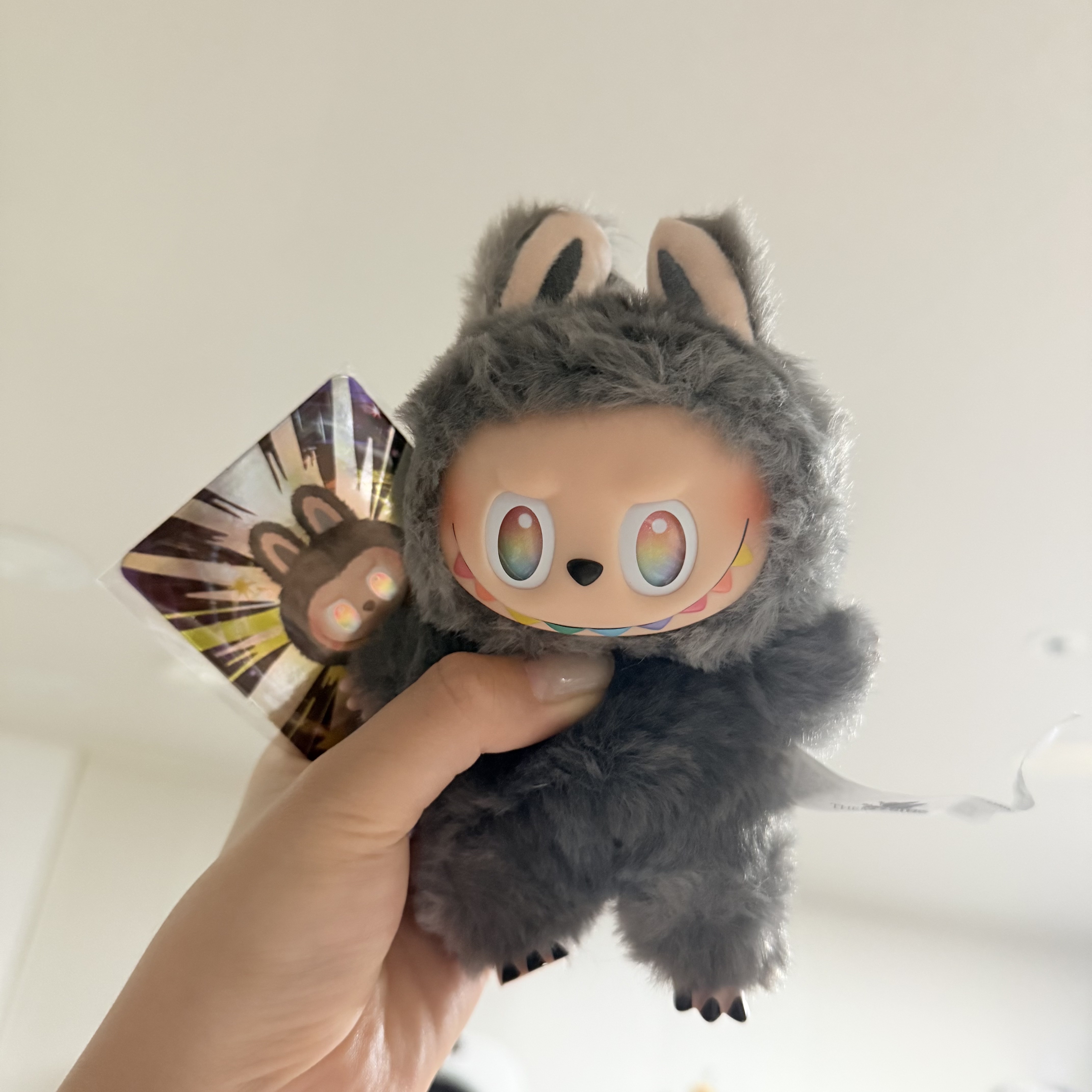 Pop Mart Labubu The Monsters Highlight Series ID Keyring (Opened Case), Hermes Kelly 25 Bag Sellier Epsom & Gold Noir 착용 스타일 - 1