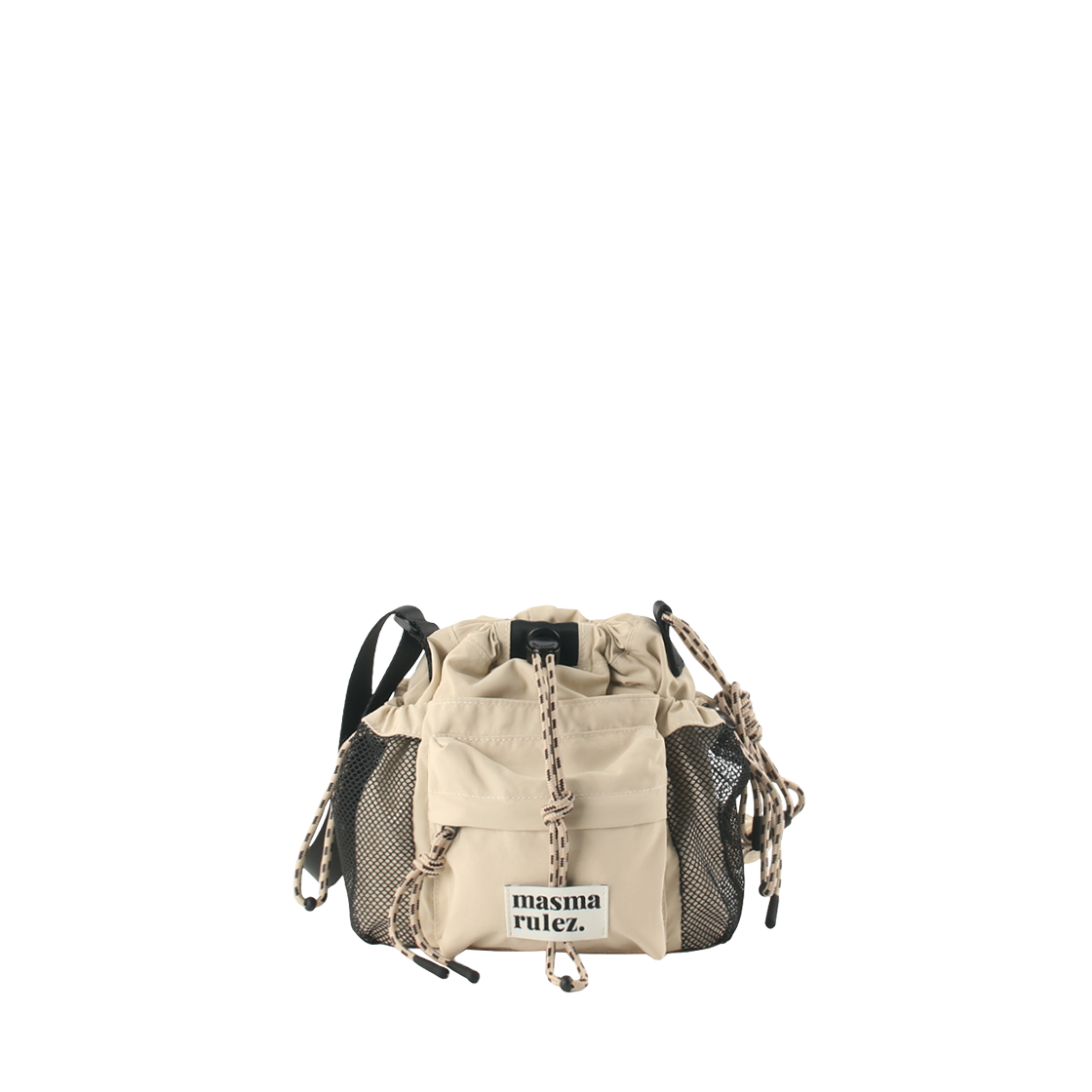 ★masmarulez★ Nylon rope mini cross bag_Beige Nylon rope mini cross bag_Beige : Masmarulez [마스마룰즈]