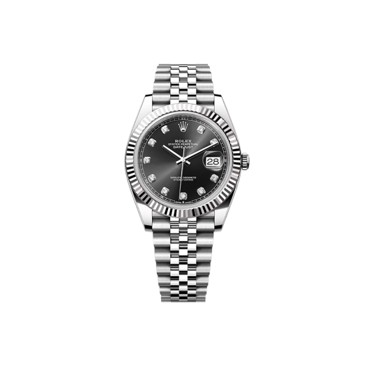 ITES87LJMPS8 Rolex Datejust 41-126334 Black 10P Jubilee