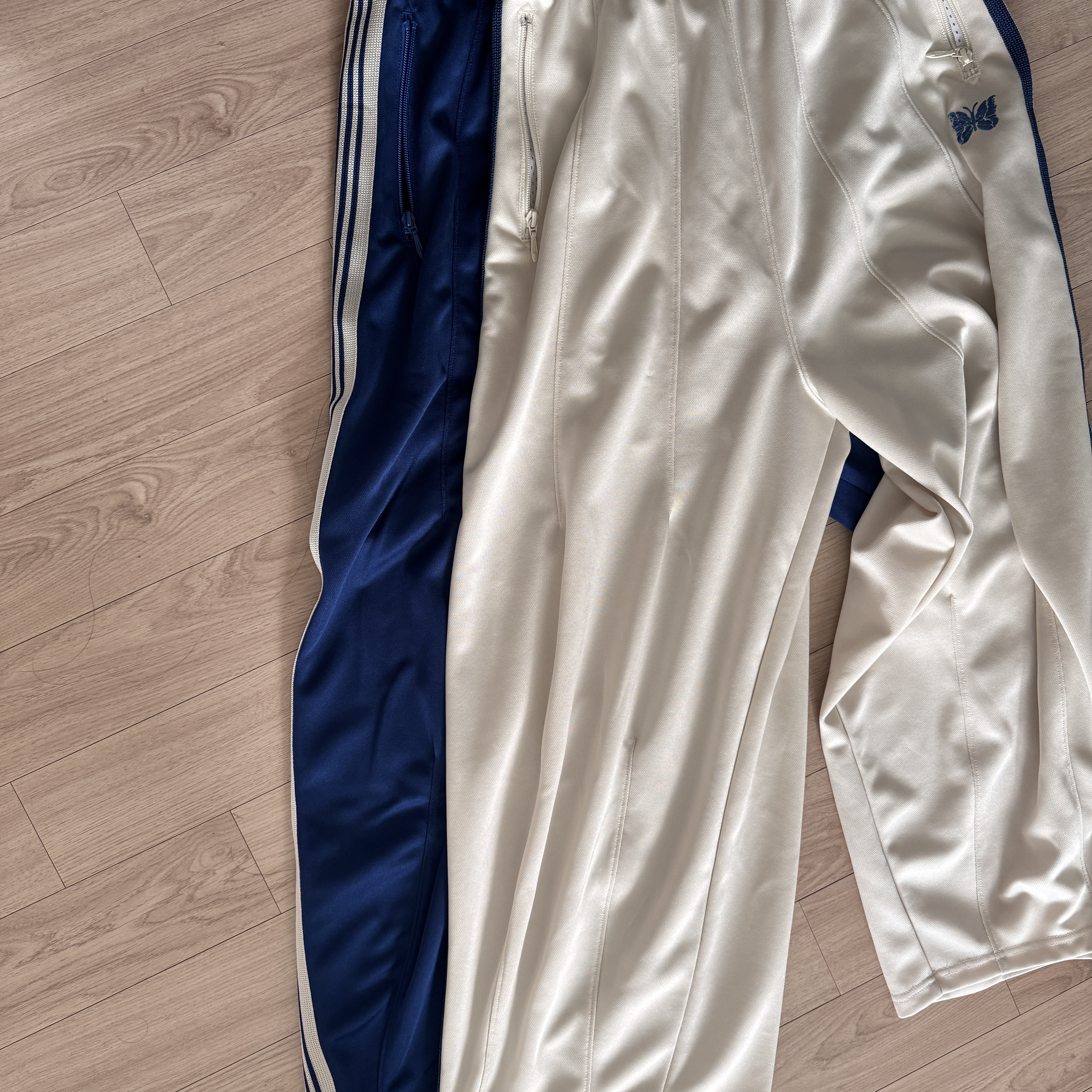 Needles x Beaver H.D. Track Pants Poly Smooth Royal, Needles Track Jacket Poly Smooth Royal 착용 스타일 - 2