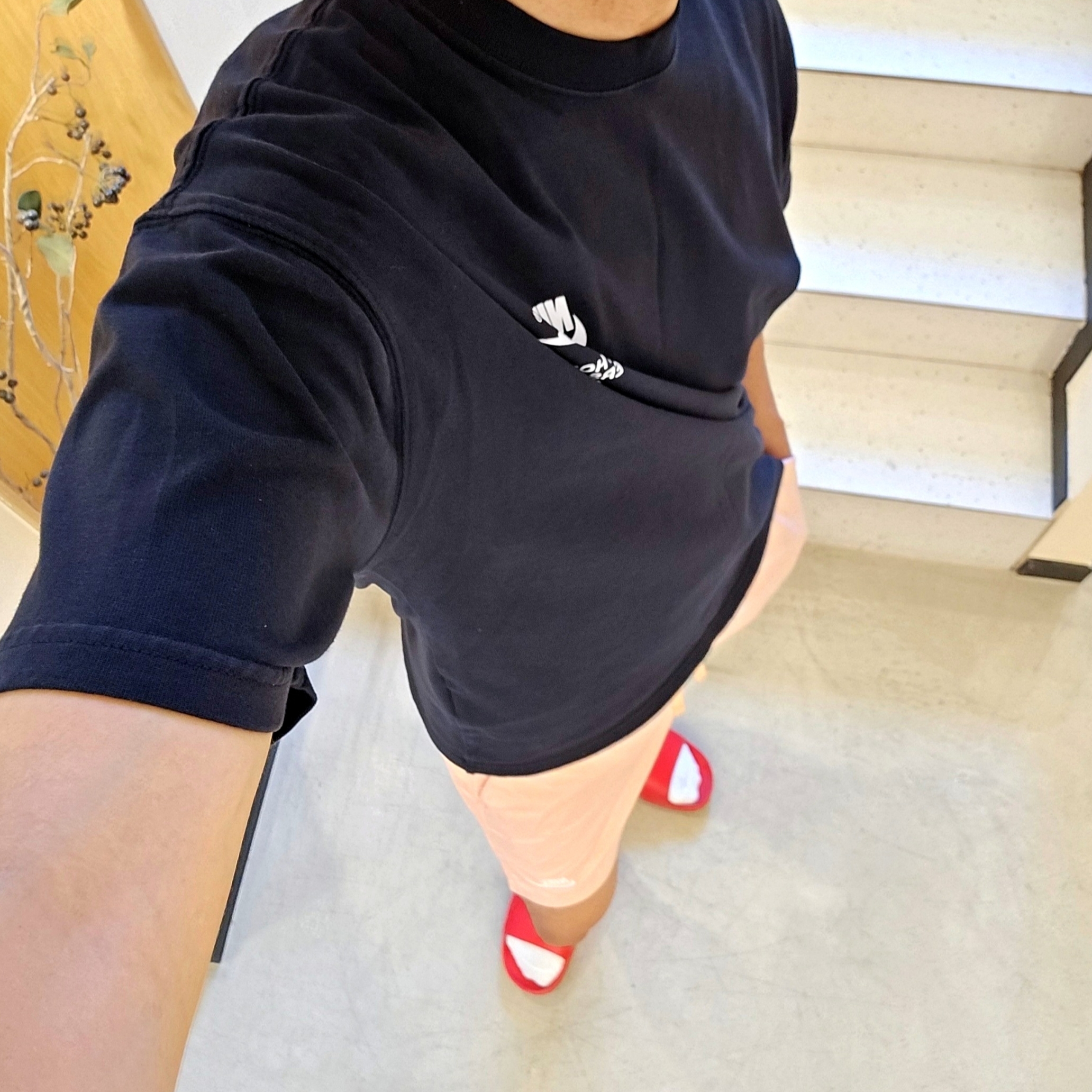 Nike NSW Authorized Personnel T-Shirt Black - Asia, Nike NSW Authorized Personnel T-Shirt Black - US/EU 착용 스타일 - 3