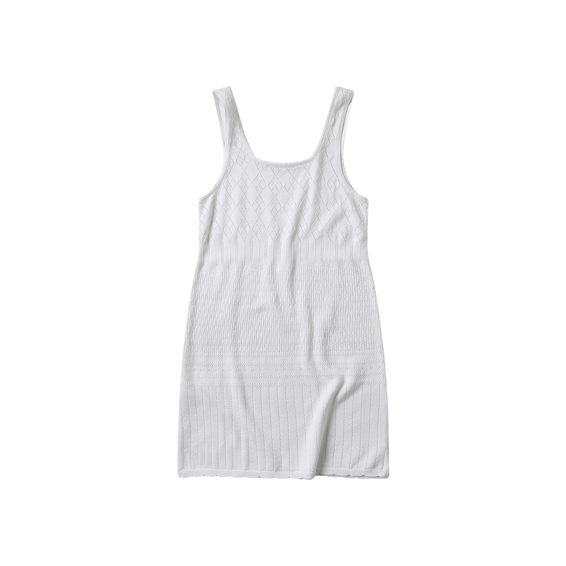 Lilo Onepice Ivory Flatwave in Seoul Lilo Knit Mini Onpiece Ivory