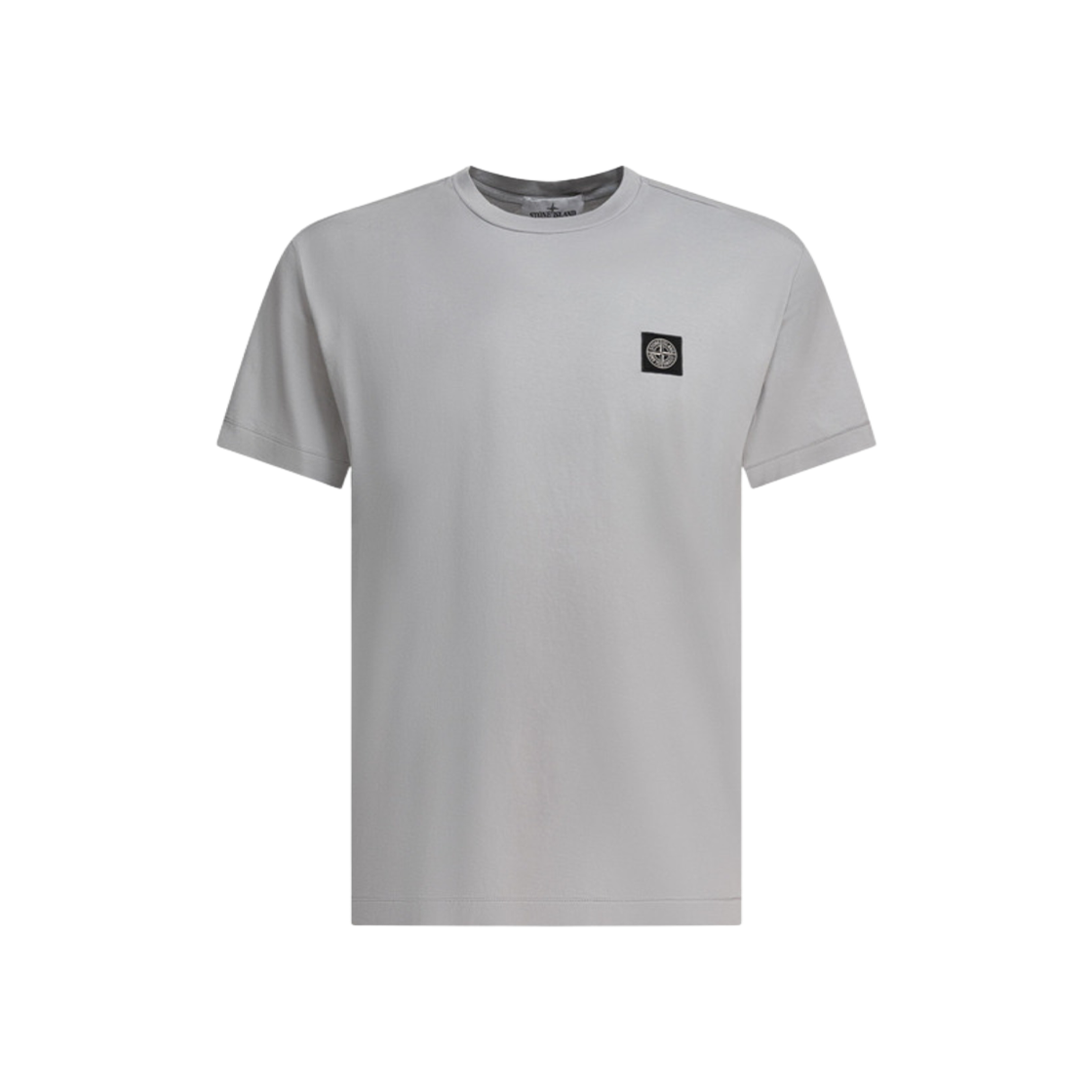 K1S1521000-39S0013-V0061 Stone Island 2100039 60/2 Cotton Jersey Slim-Fit T-Shirt with Compass Logo Patch Pearl Grey - 25SS