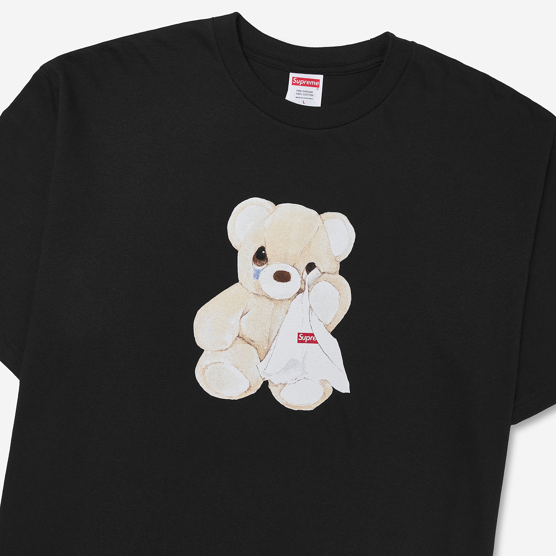 ☆ 25ss Supreme Bear Tee black М ☆ Supreme Bear Tee (SS25) Black – KicksZone