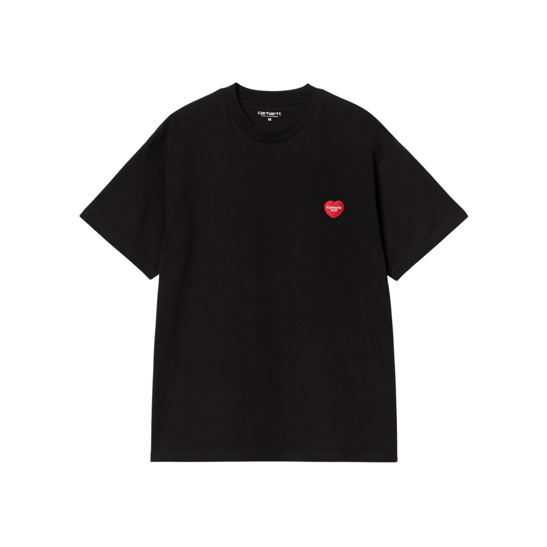 칼하트 WIP 하트 2 하트 티셔츠 블랙(Carhartt WIP Heart II Hartt T-Shirt Black)