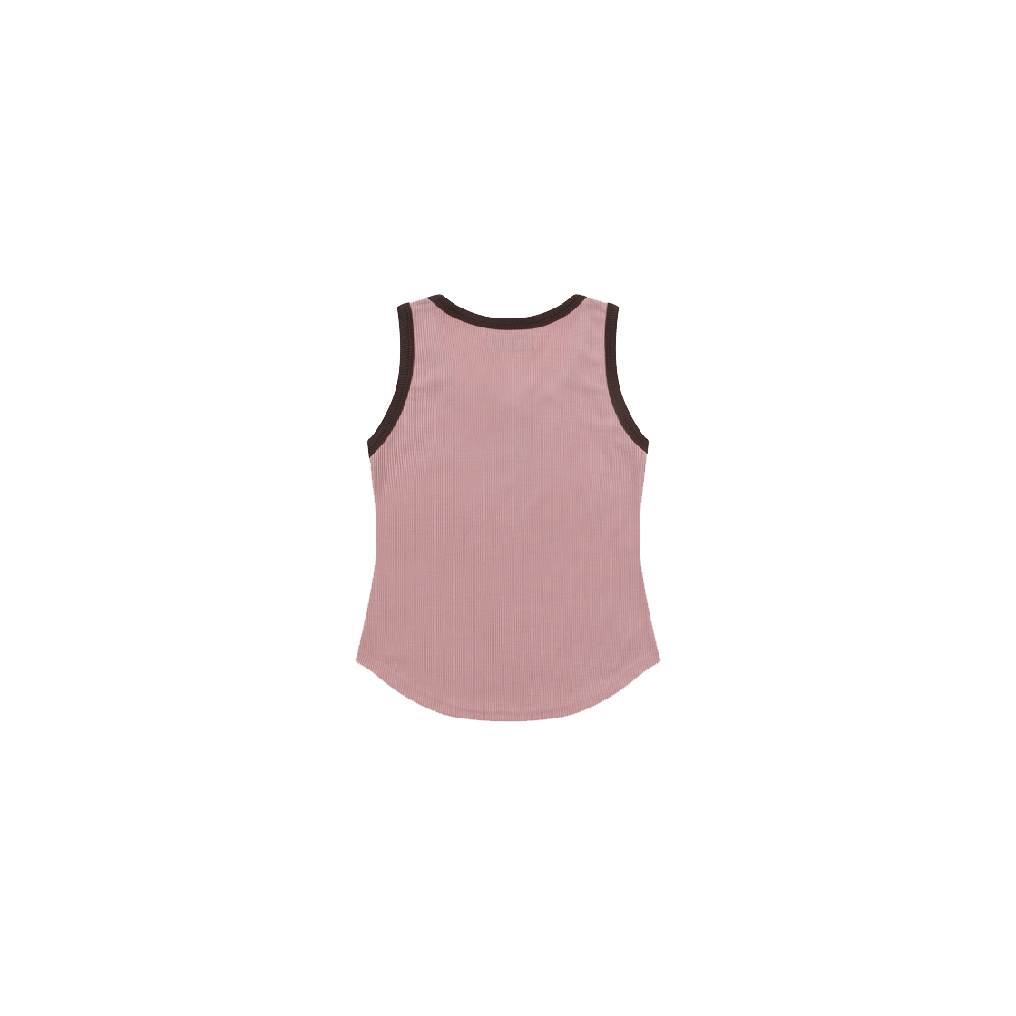 무센트 컬러팝 배색 버튼 크롭 골지 나시 핑크(MUCENT Color-Pop Button Crop Sleeveless Pink) - 2