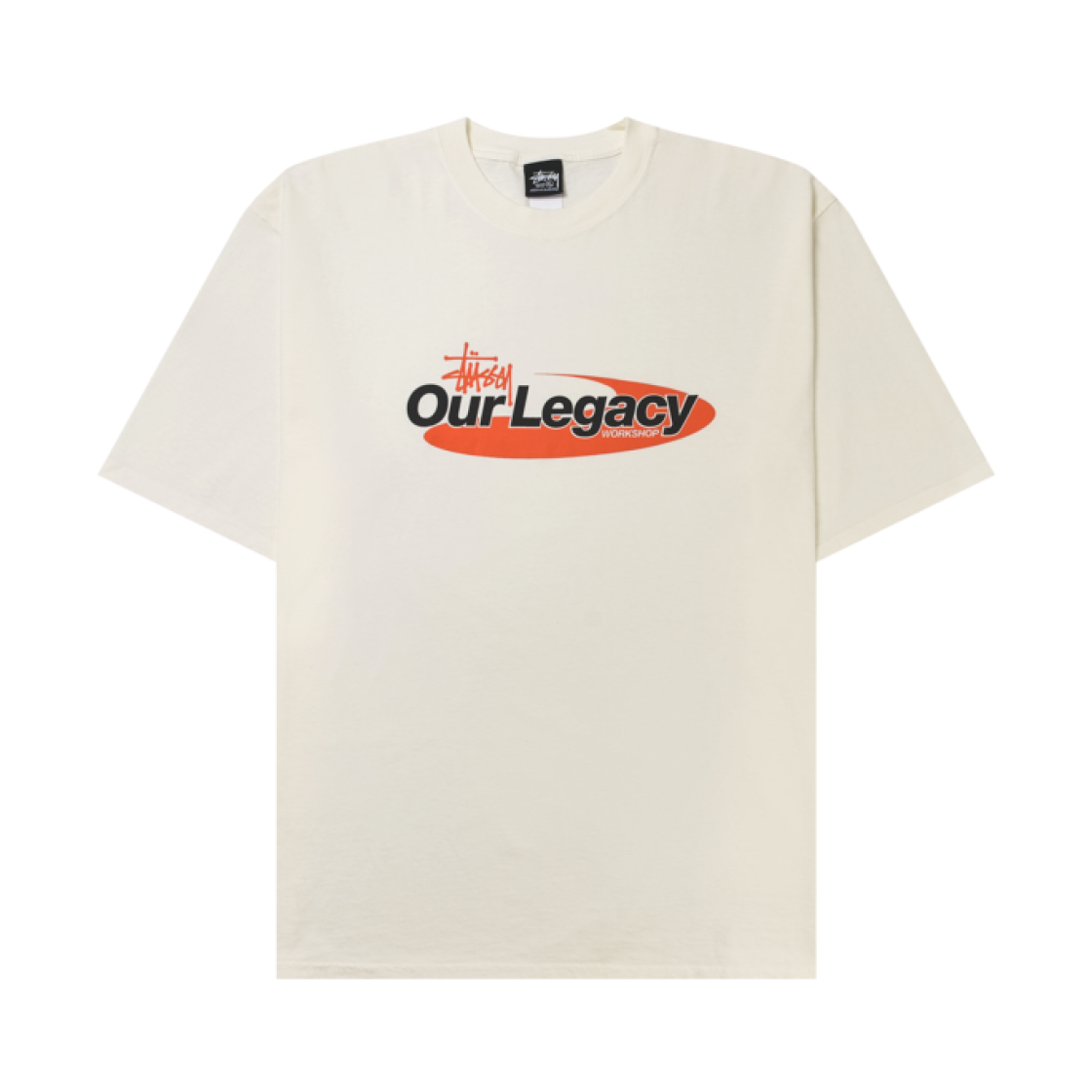 스투시 x 아워레가시 워크샵 스윌 피그먼트 다이드 티셔츠 내츄럴(Stussy x Our Legacy Work Shop Swirl Pigment Dyed T-Shirt Natural)