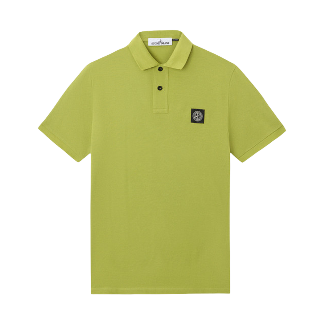 스톤 아일랜드 2200005 95% 오가닉 코튼 / 5% 엘라스테인 피케 슬림핏 숏슬리브 폴로 셔츠 컴퍼스 패치 - 25FW(Stone Island 2200005 95% Organic Cotton / 5% Elastane Pique Slim-Fit Short-Sleeve Polo Shirt with Compass Patch - 25FW) - 1
