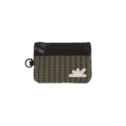 Sunlove Zip Card Pouch Olive Grid