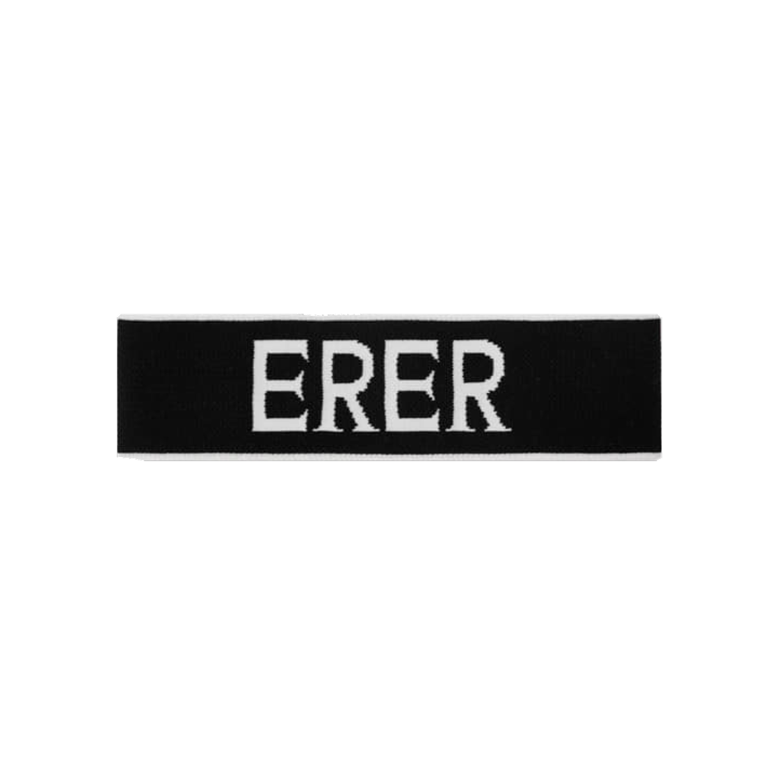 에르에르 자카드 헤어 밴드 네온 블랙(ERER Jacquard Hair Band Black) - 2