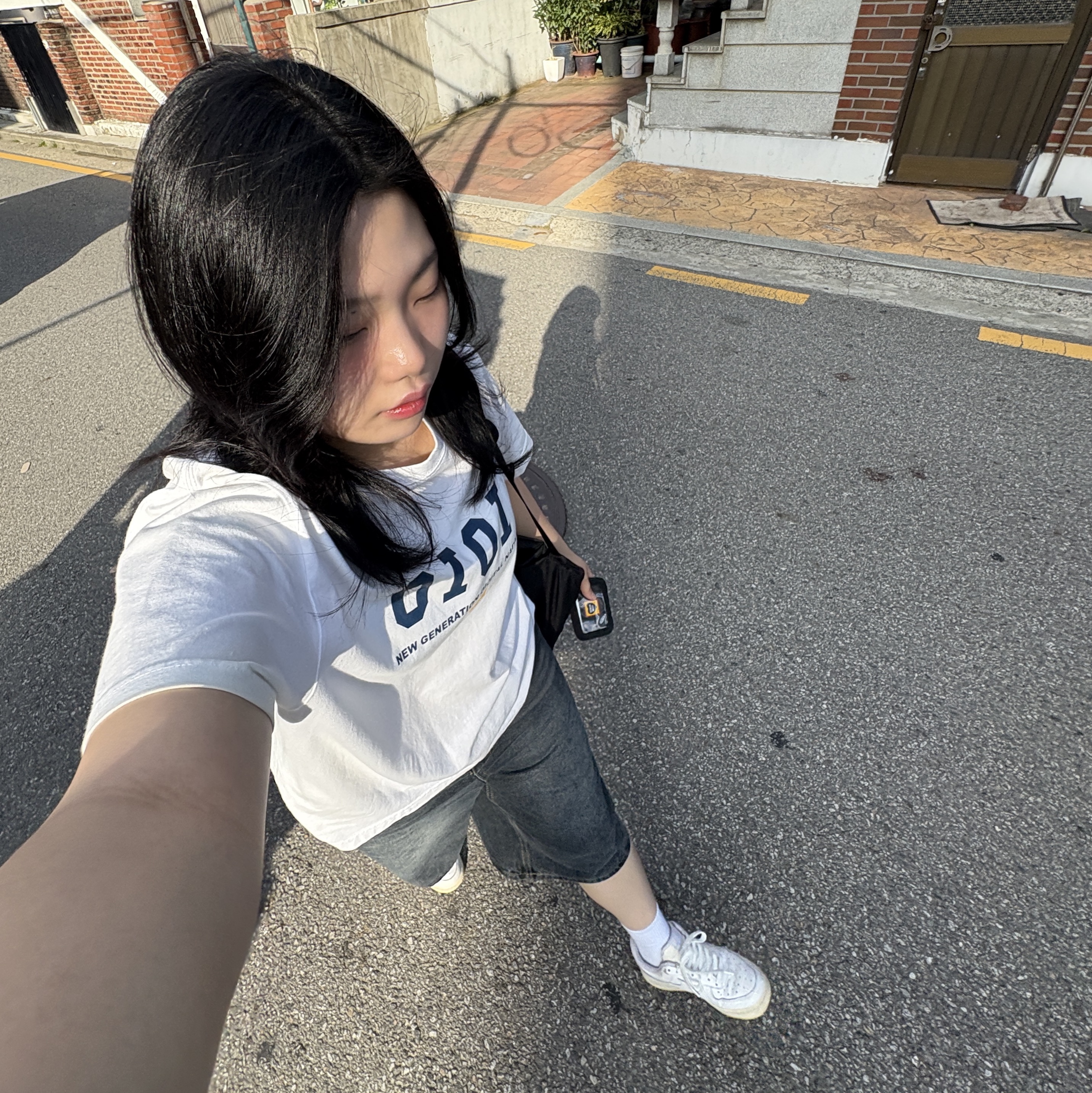 Nike Air Force 1 '07 Low White, (W) Nike Air Force 1 '07 Low White 착용 스타일