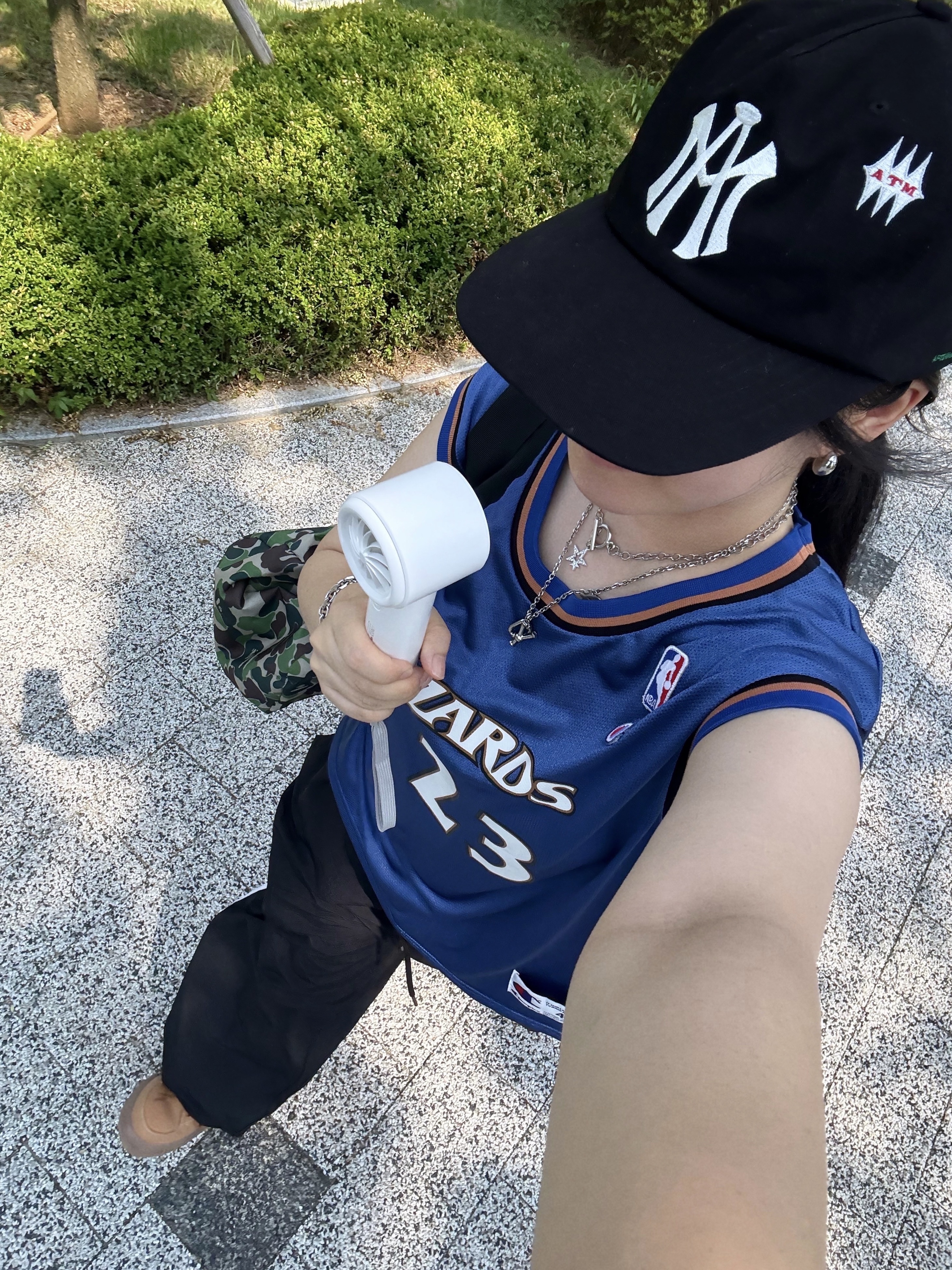 Aftermath Atm Logo Ball Cap Black 착용 스타일