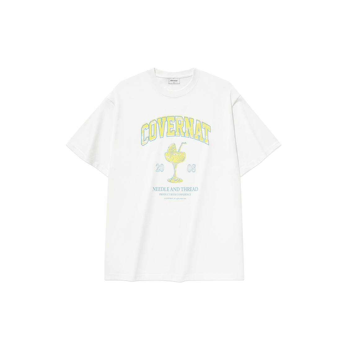 ★COVERNAT★ Cocktail Graphic T-Shirt Black CO2502ST48BK 커버낫 칵테일 그래픽 티셔츠 블랙 | COVERNAT | KREAM