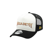 New Era x Megadeth A-Frame Trucker Ball Cap White Black