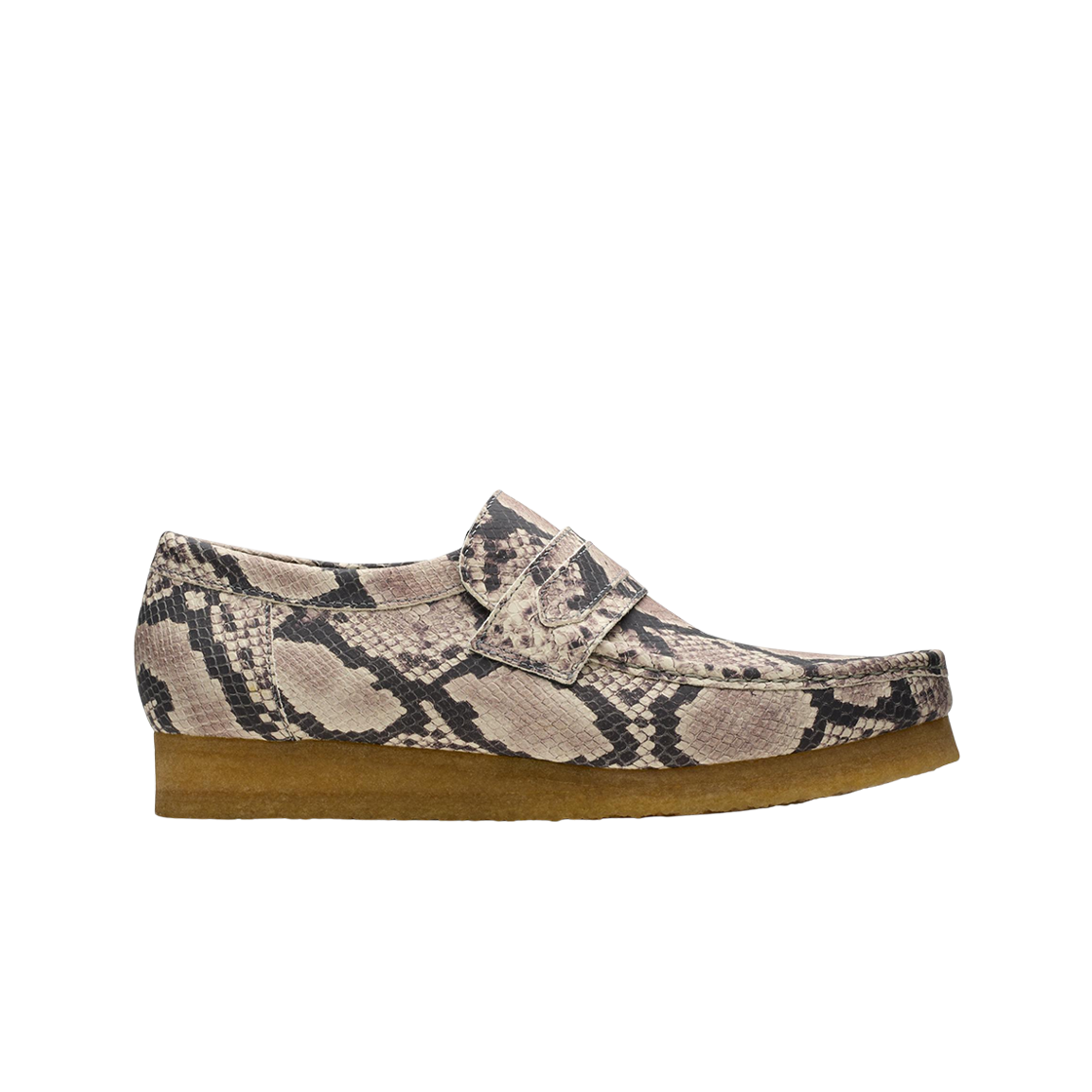 클락스 왈라비 로퍼 그레이 스네이크 레더(Clarks Wallabee Loafer Grey Snake Leather) - 1